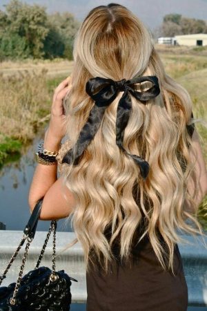 hairstyles with bow waves