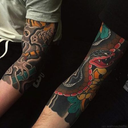 japanese tattoos on the arm men
