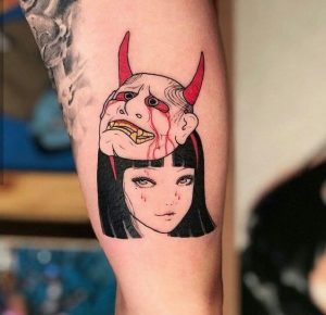 japanese tattoos forearm girls