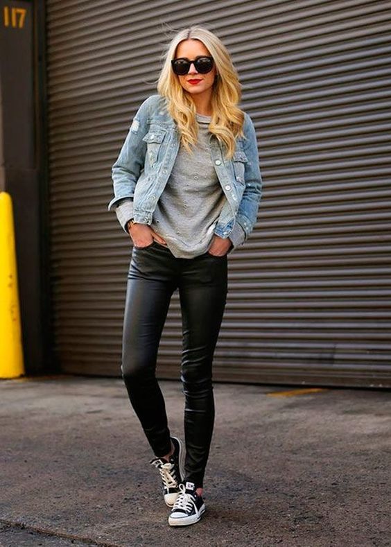 Looks With Leather Pants 