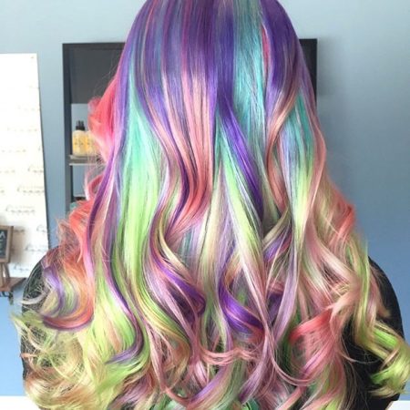 rainbow hair
