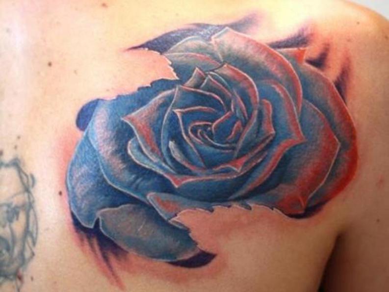 rose tattoos on wrist for women