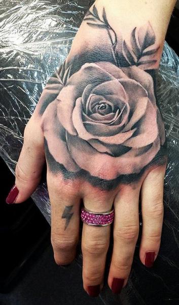 Rose Tattoos on Wrist