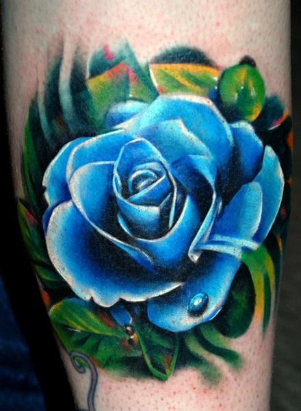 Blue Roses Tattoos