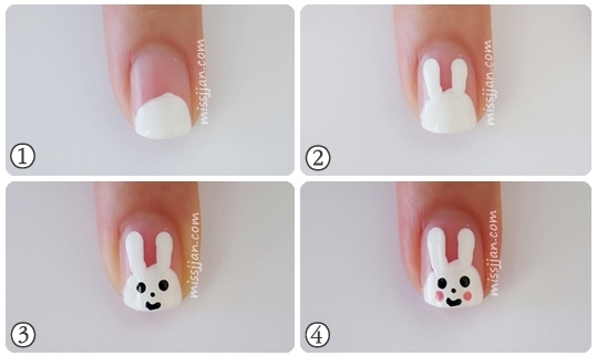 design for girls bunny steps