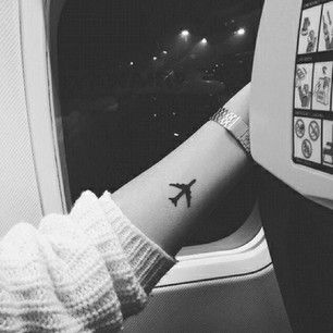 tattoos-for-women-airplane 