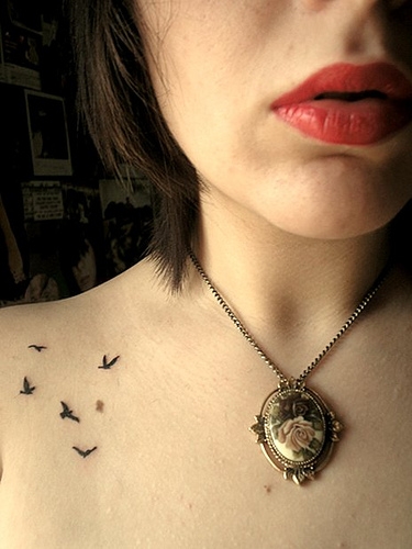 Seagull tattoos for women7