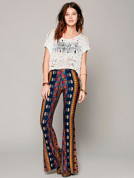 Looks With Flare Pants 