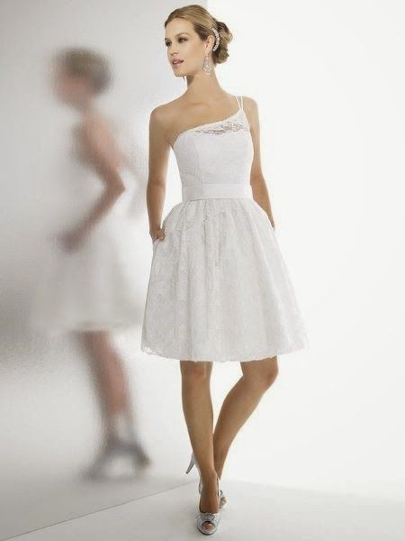 simple-model-of-a-short-wedding-dress-with-one-shoulder-strap 