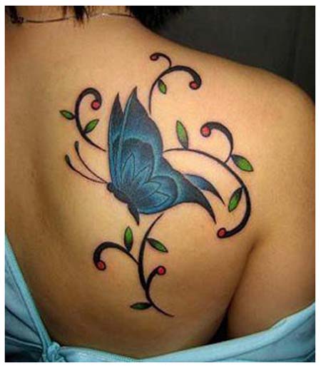 tattoos-butterflies-women-back 