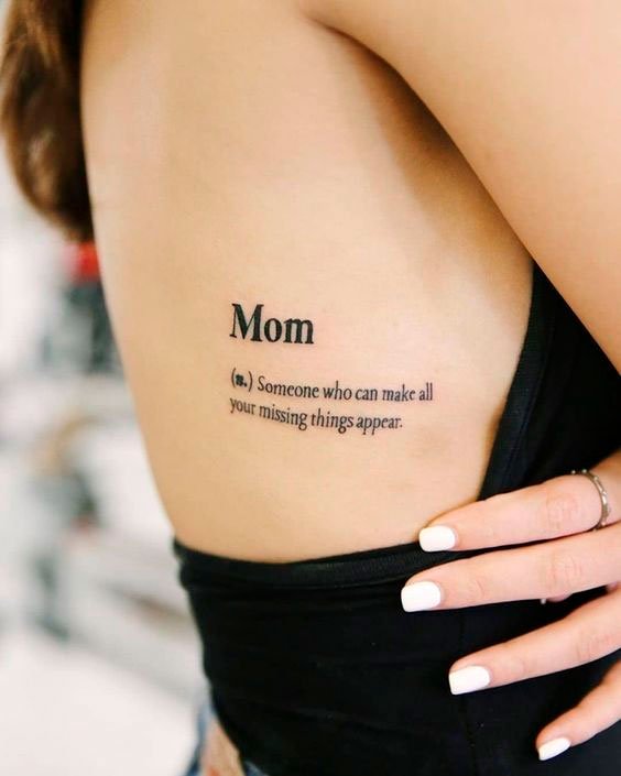 Tattoo Honoring Mom " 50 Thrilling Ideas! - Trendy Queen : Leading