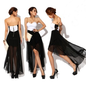 Black and white prom dresses 2