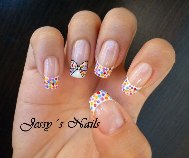 Nail designs decorated with dots