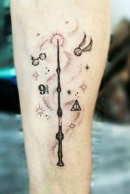 Female Harry Potter Tattoo 