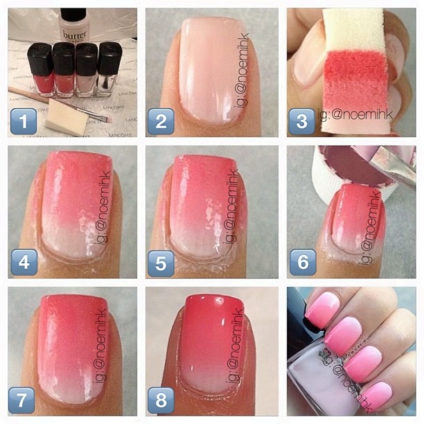 Color Degrade Nails