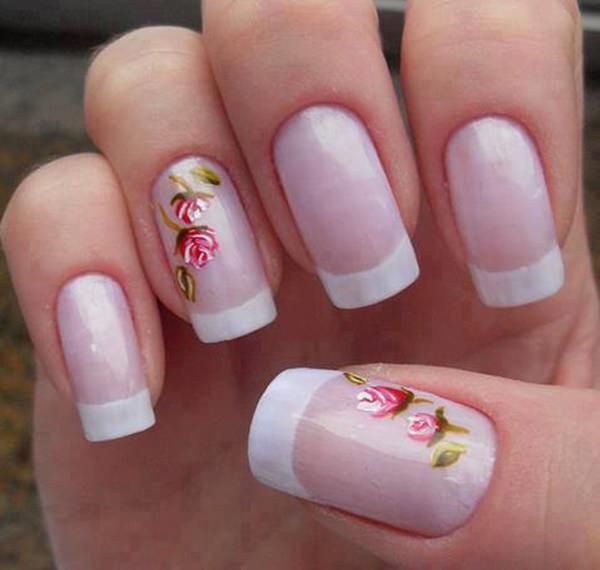 nail designs with flowers