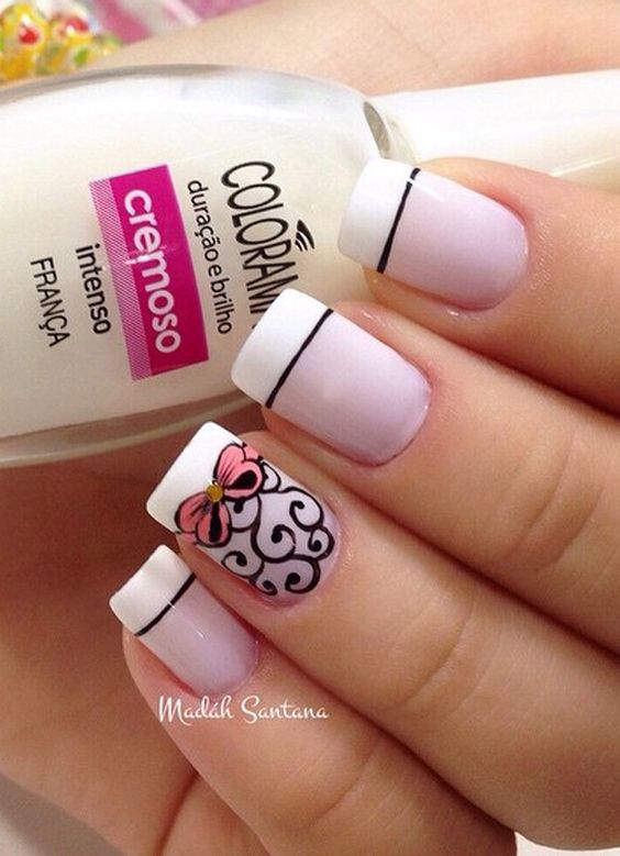 decorate french nails