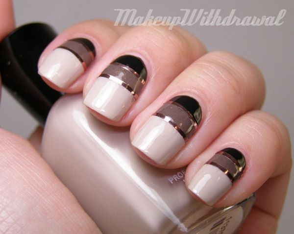 elegant decorated nails