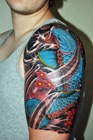 koi carp tattoos