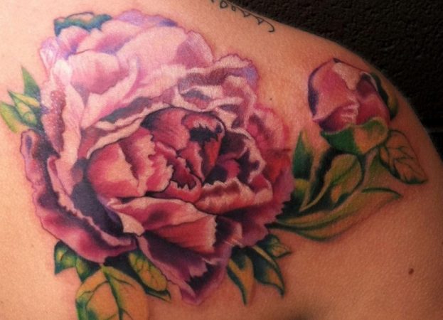 tattoo peony japanese flowers