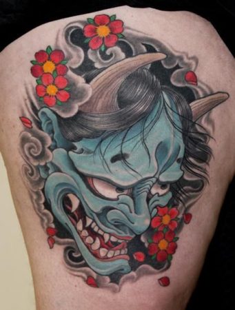 tattoo masks hannya