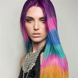 fancy colored hair