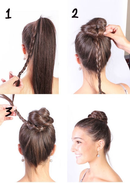 How to do easy hairstyles alone