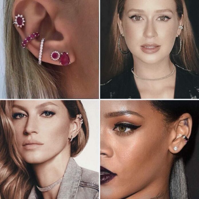 beautiful ear hook earrings