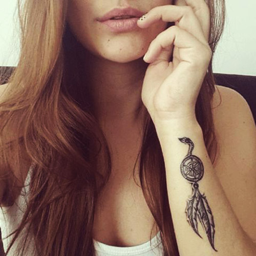 dreamcatcher tattoos for women 5