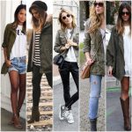 military look parka for women