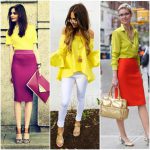 wear a yellow blouse