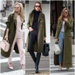 looks with military green coats