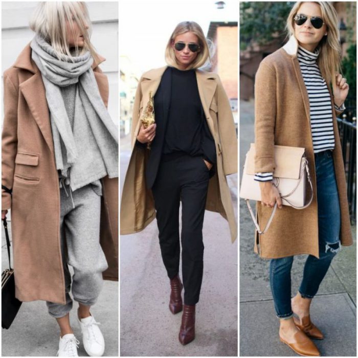 How to combine a beige jacket or coat for women - Trendy Queen ...