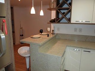 american kitchen with granite counter