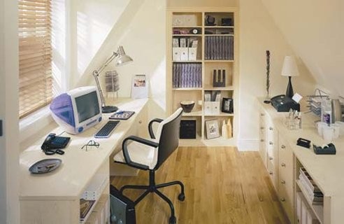 small room placed in the loft