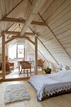 wooden loft