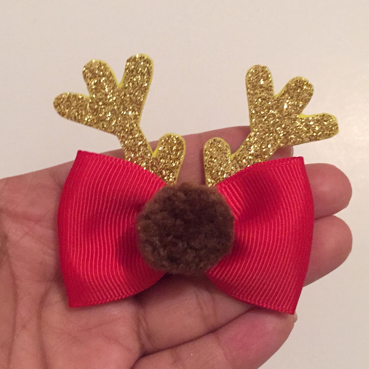 Christmas pet bow