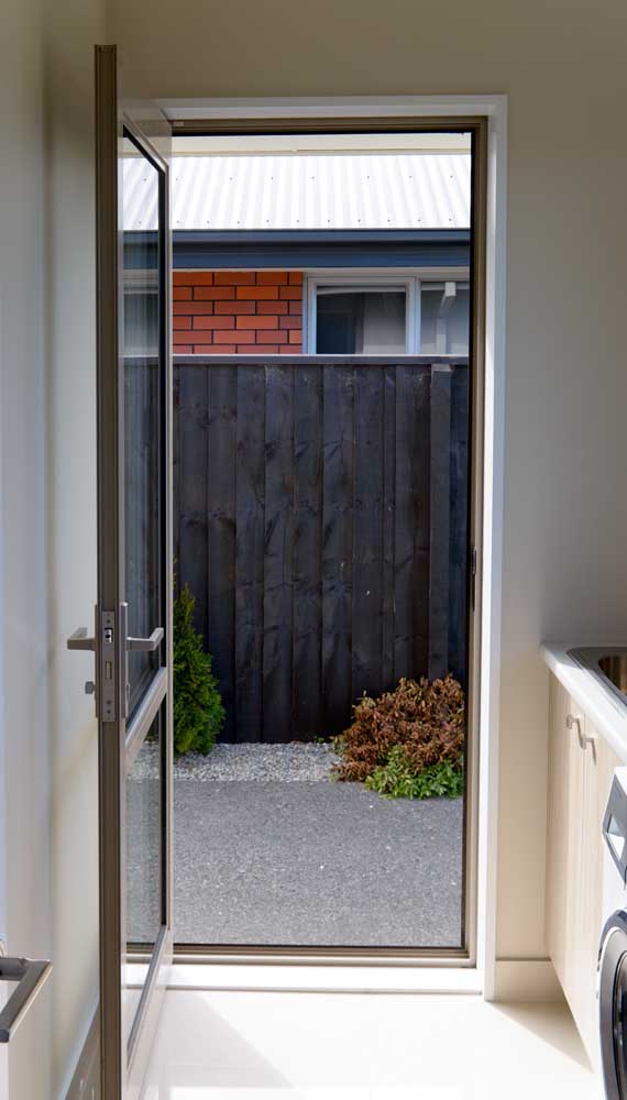 aluminum door with glass for the living room simple model