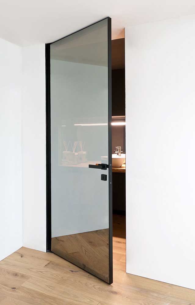 glass door for simple room