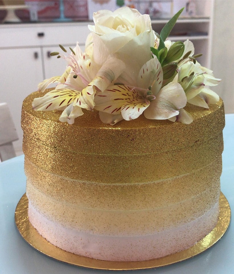 Golden Glow Cake