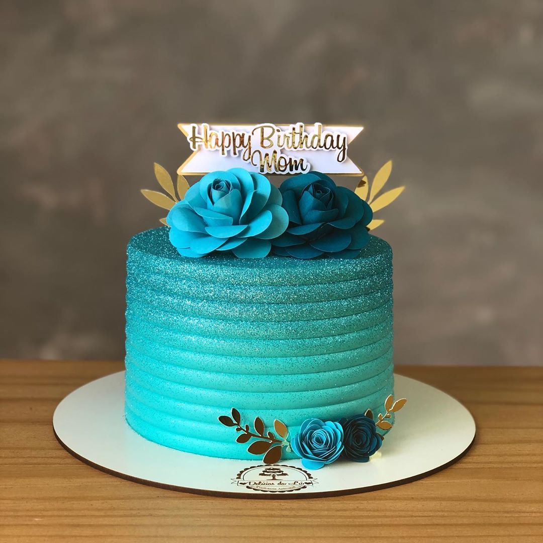 Blue Glow Cake