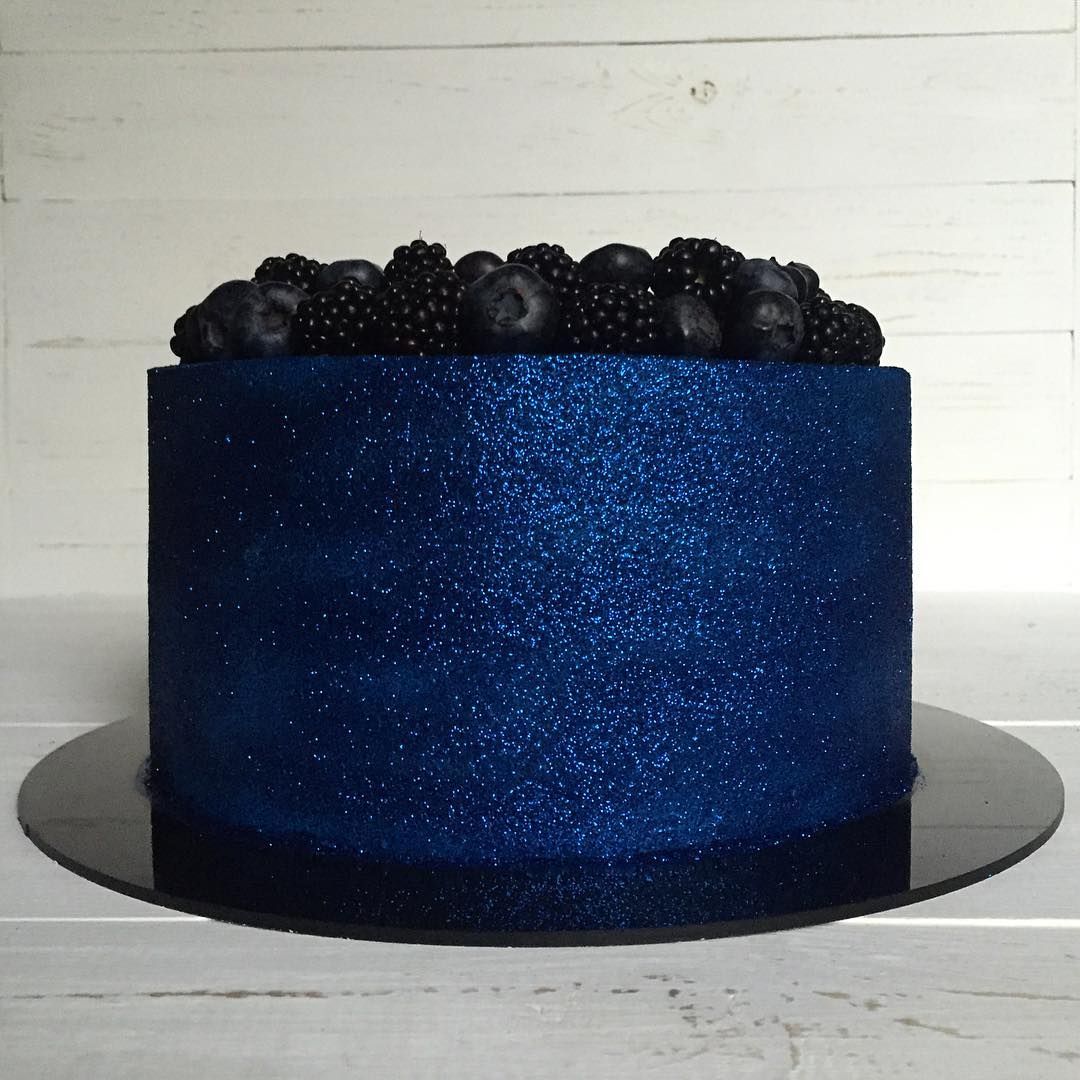 Blue Glow Cake