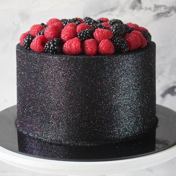 Black Glow Cake