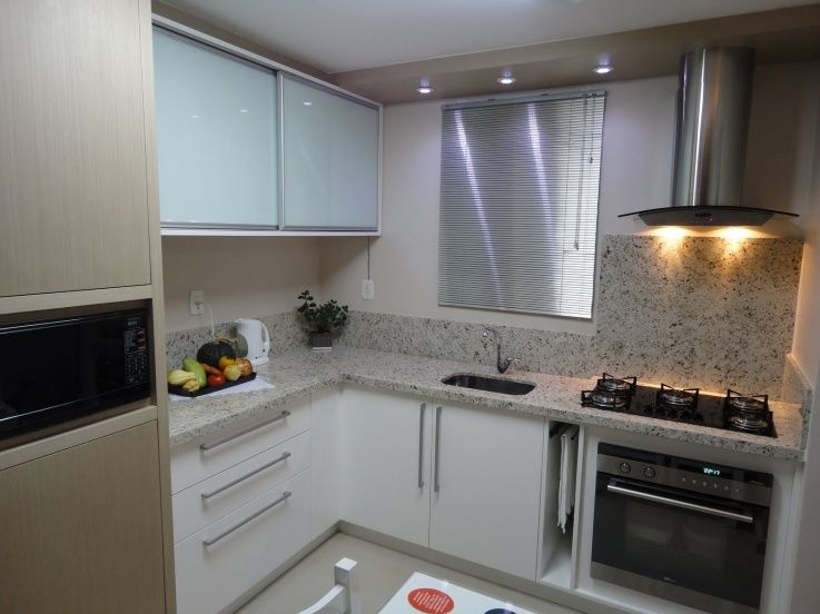 Small apartment square kitchen