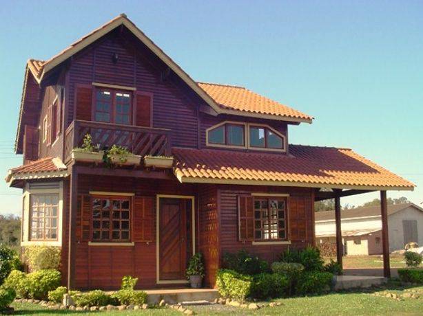 Beautiful wooden houses