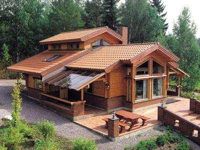 Beautiful wooden house