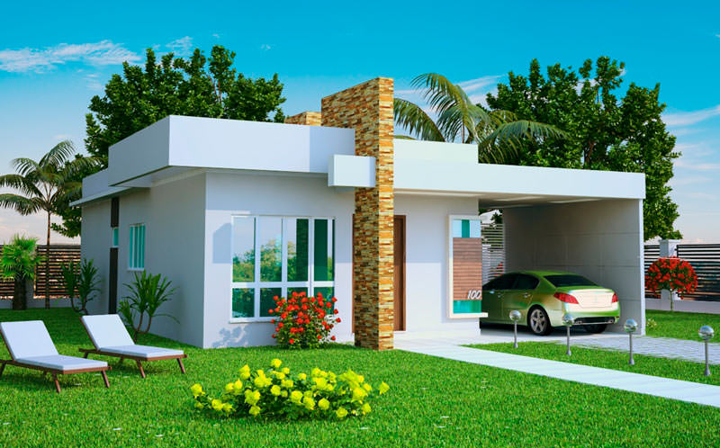 Modern houses up to 100m2