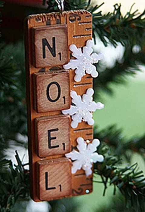 Wooden writing christmas crafts