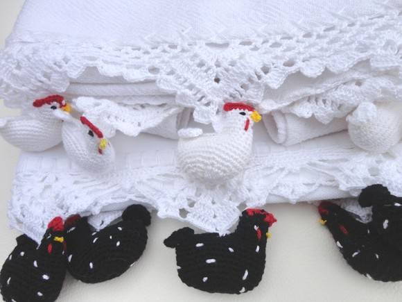 Crochet chicken nozzles