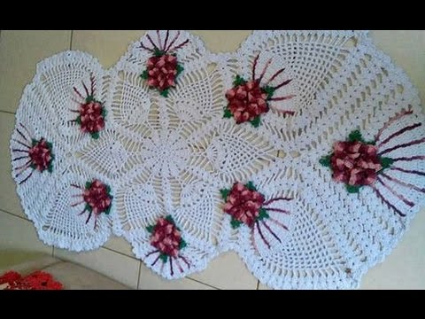 White tablecloth crochet tablecloth